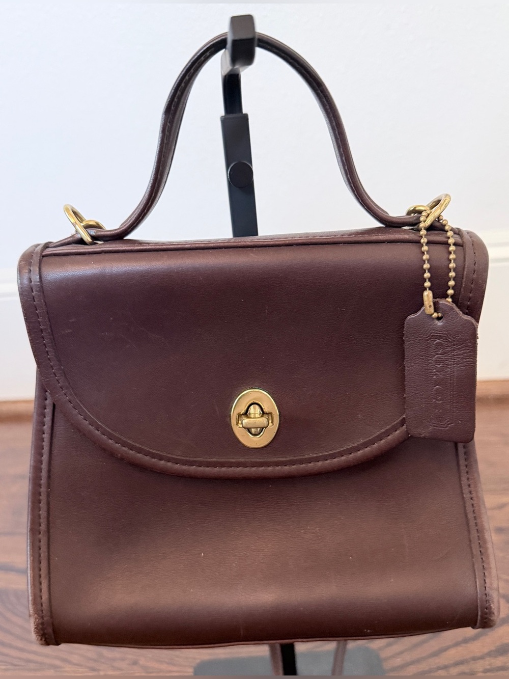 Vintage Coach 9983 Regina Bag - Mahogany